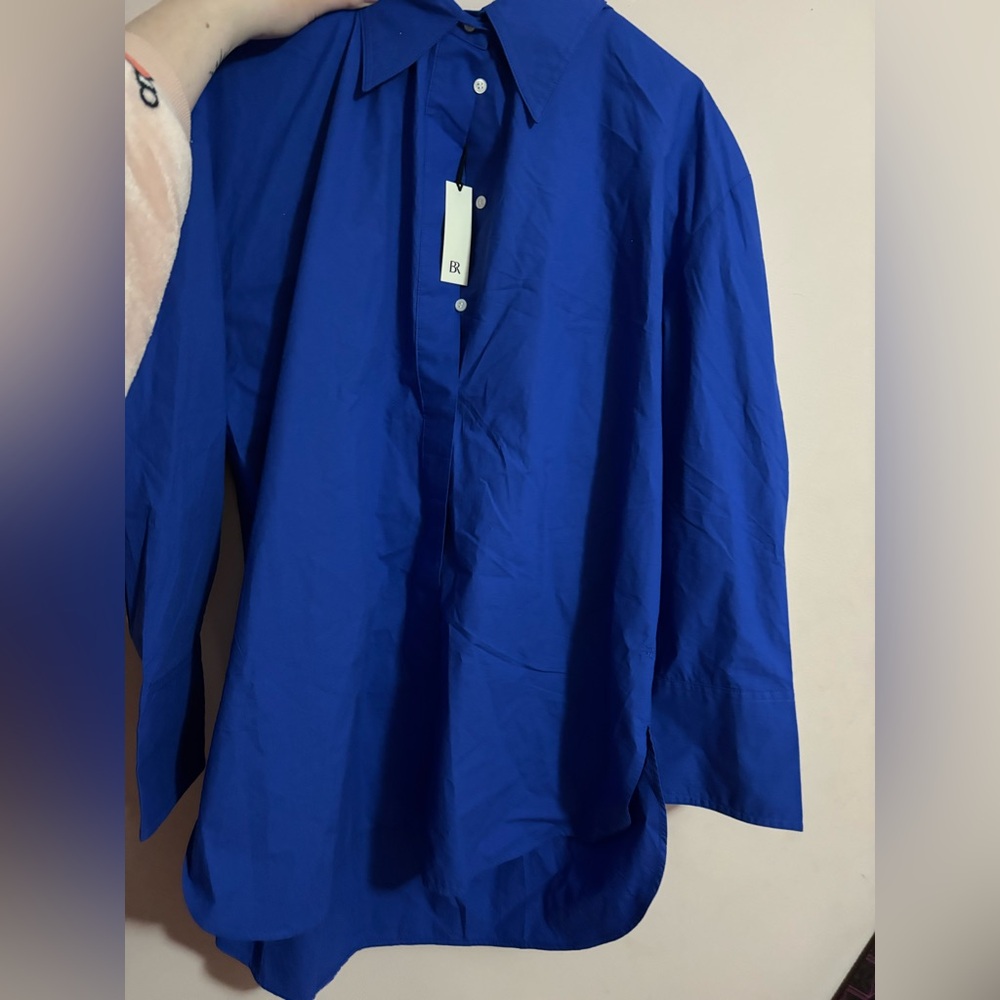 BR shirt large navy blue NWT women’s large